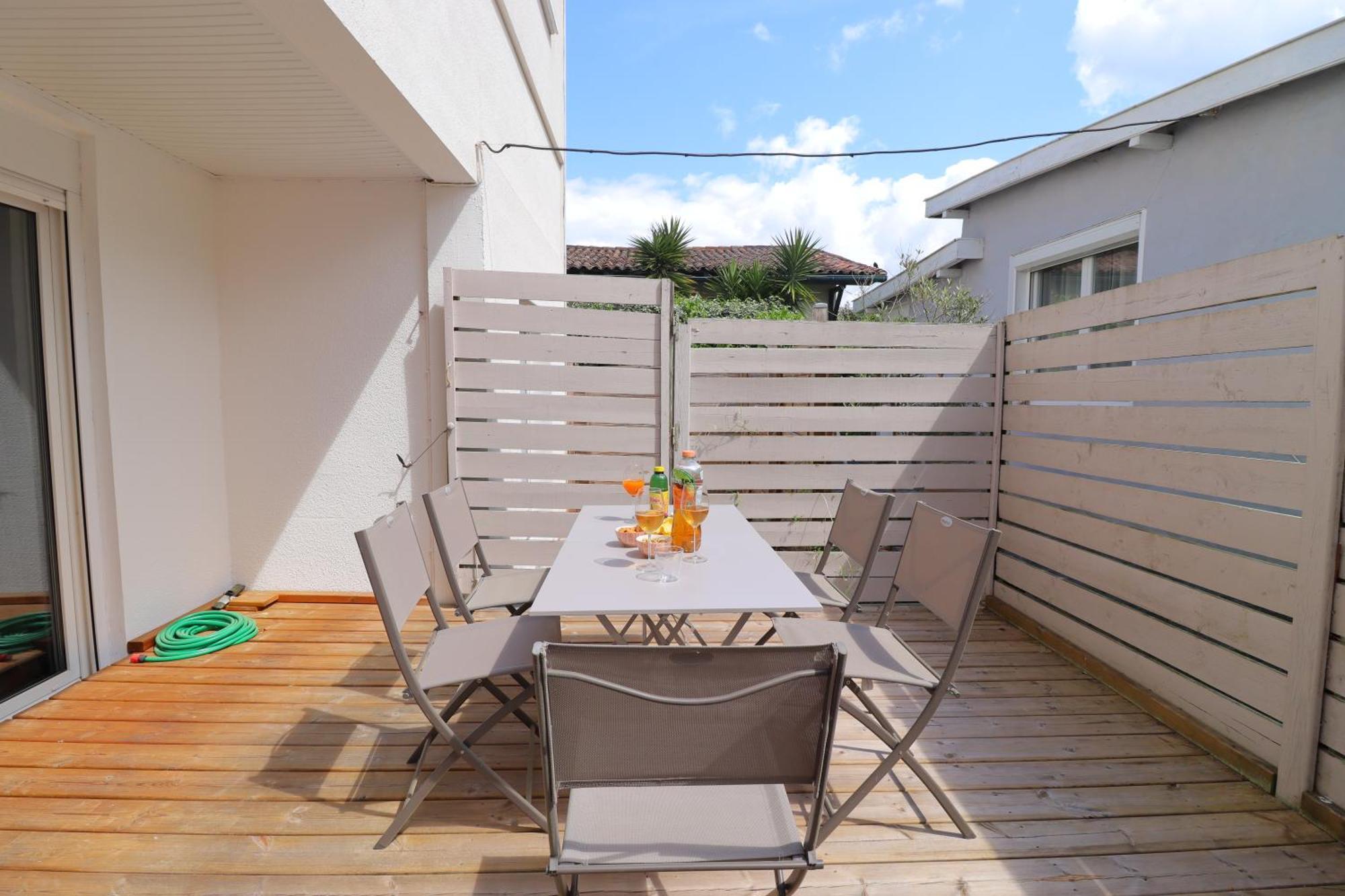 Le Spazioso - T3 Arcachon Avec Terrasse Privative ภายนอก รูปภาพ